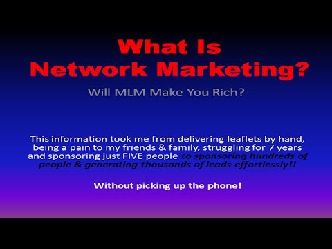 what is network marketing pdf